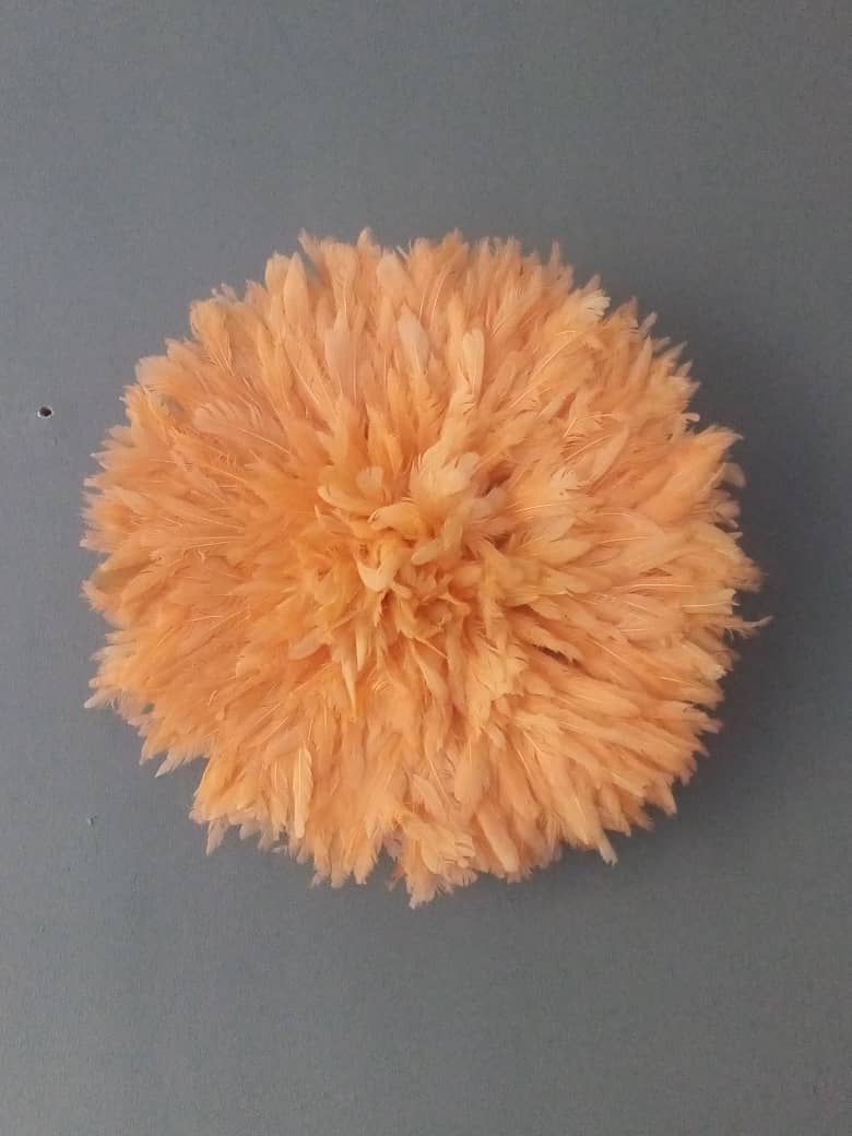 HOME DECOR FR - Wholesale Decorative Tabletop Object - Juju hat pastel orange1