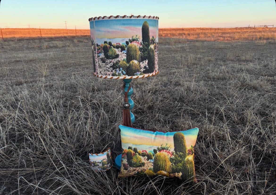 Red Dirt Ranch Clothing Company - Wholesale Throw/Decorative Pillow - Pillow Barrel Cactus2