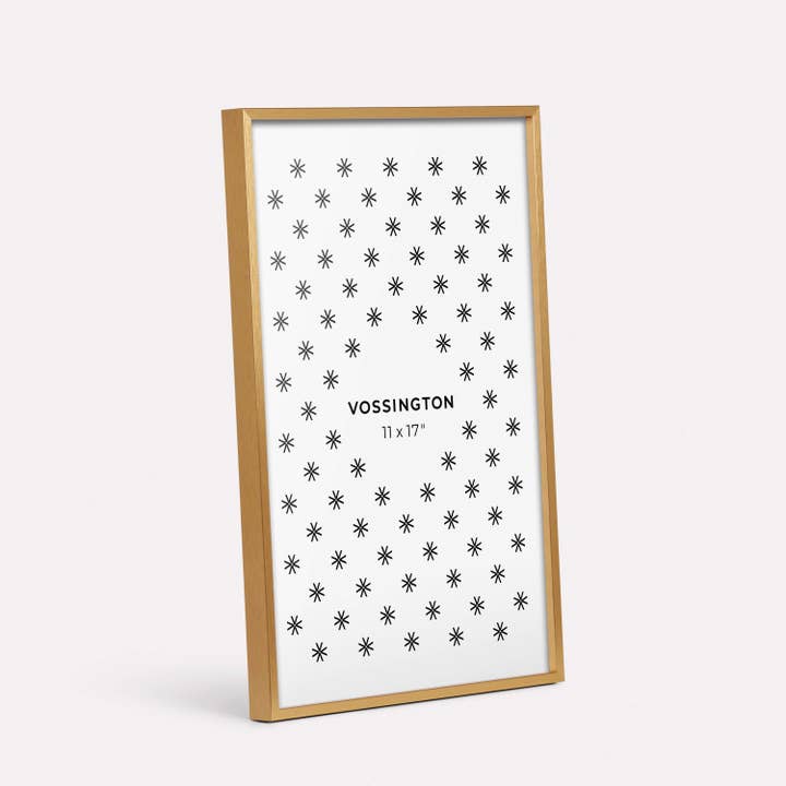 Vossington - Wholesale Picture Frame - 11x17" Thin Frame, Old Gold