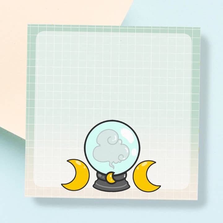 Blocco note Kawaii Crystal Ball per la vendita all'ingrosso da parte di Little Witch Studios