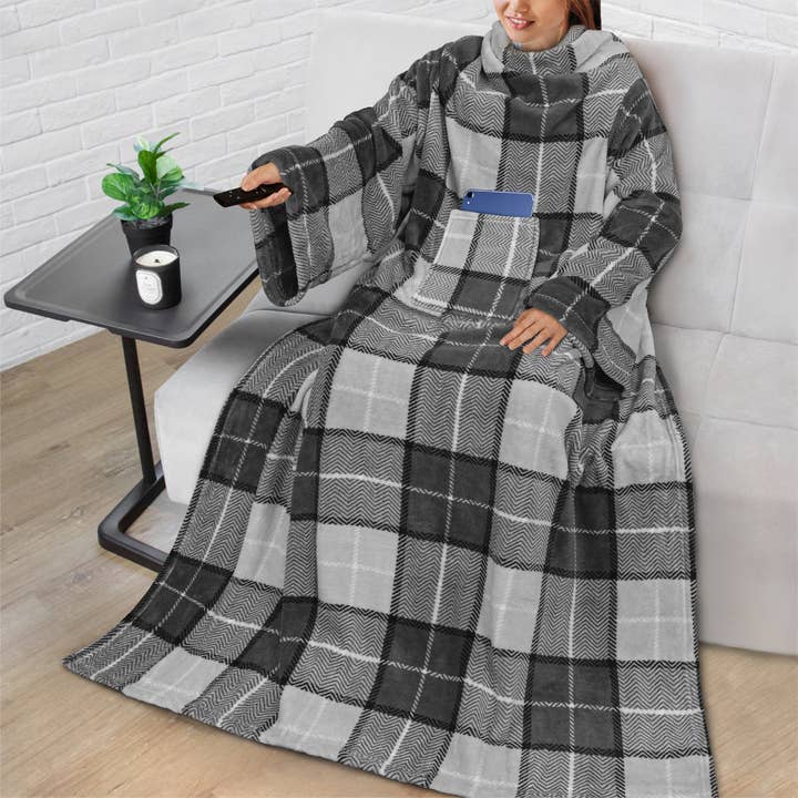 Pavilia - Vendita all'ingrosso Plaid - Coperta con maniche - Tasca applicata5
