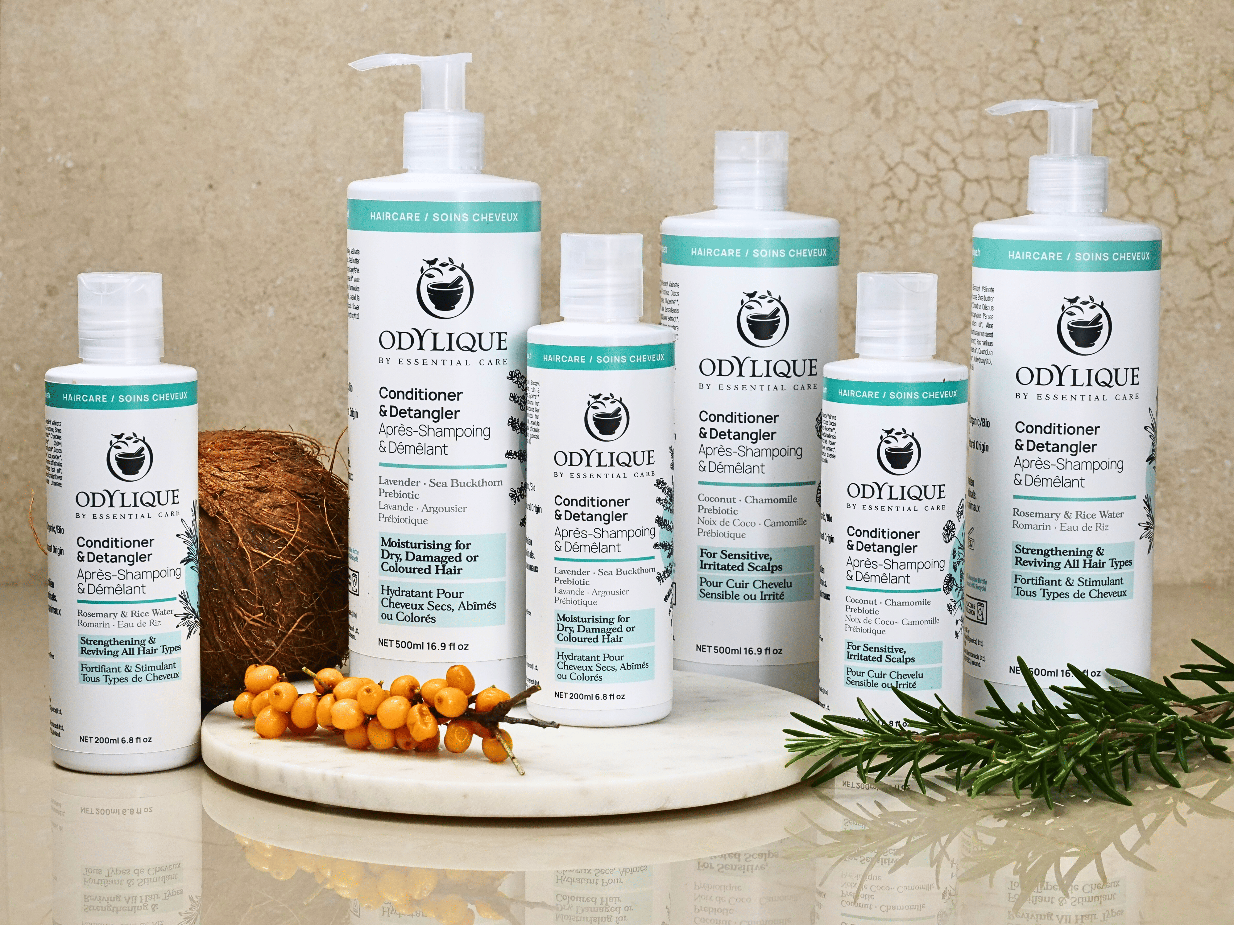 Odylique – wholesale Hair conditioner – | NEW SIZE | Prebiotic, Chamomile & Coconut Conditioner 2