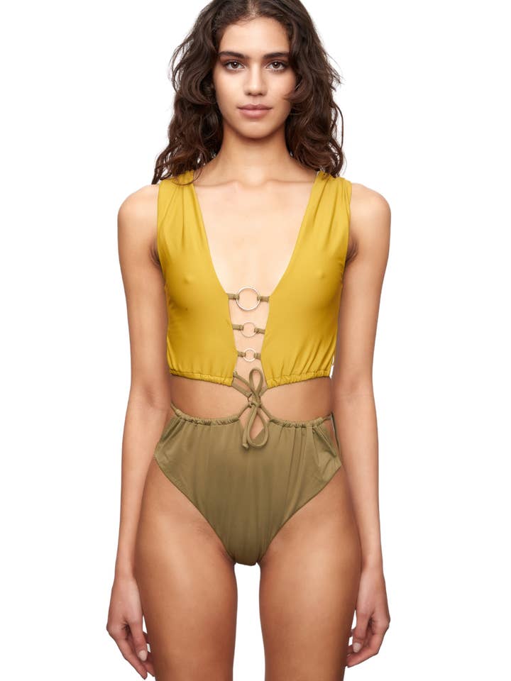 Baddräkt Puerto Princesa, 2 i 1, tillverkad i Italien, hållbar för wholesale av Nohea