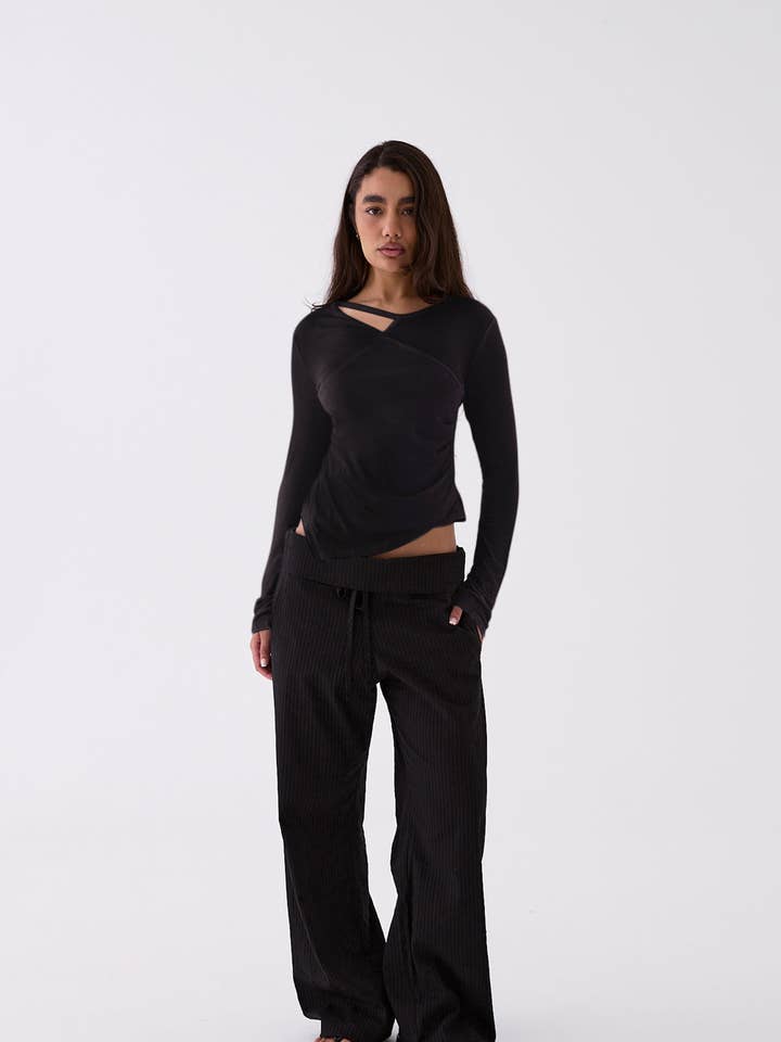 Nori Top - Black for wholesale by Style Addict