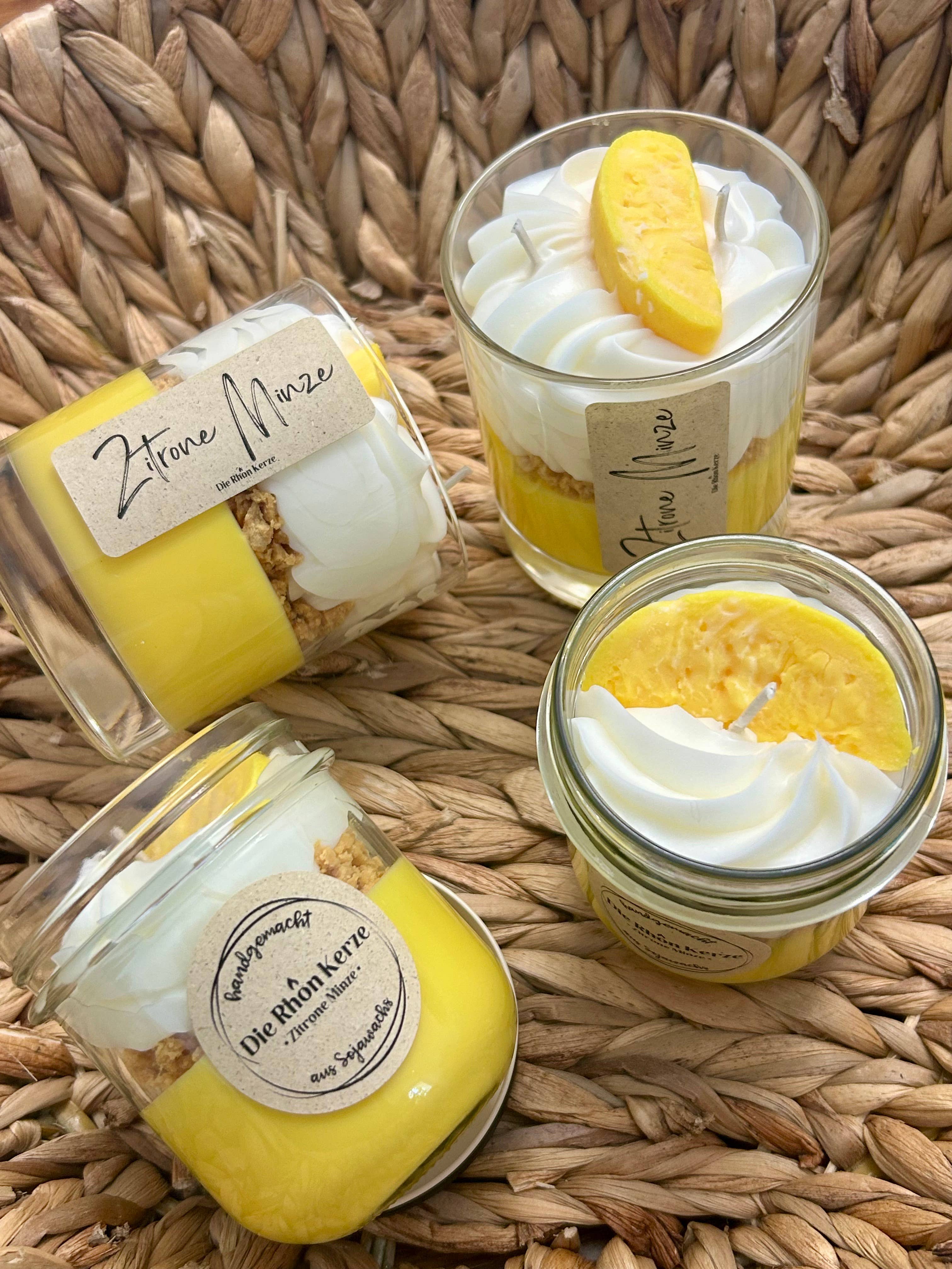 Die Rhoen Kerze - Wholesale Novelty Candle - Lemon Mint Food Candle0