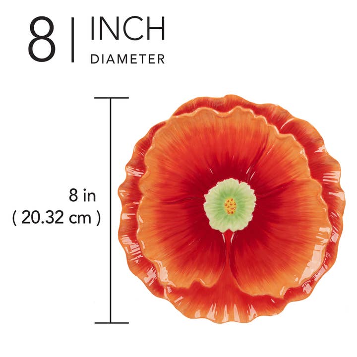 Certified International - Wholesale Dinner plate - Blossom Set of 4 3-D Floral Dessert Plates2