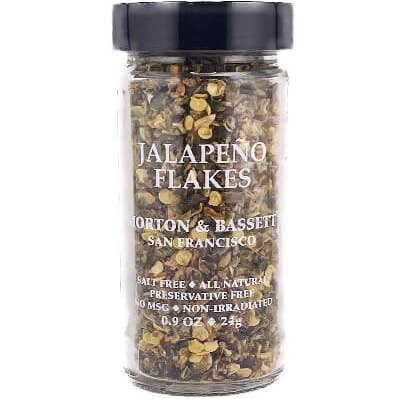 M&B Jalapeño Flakes 0.9 oz for wholesale by Morton & Bassett