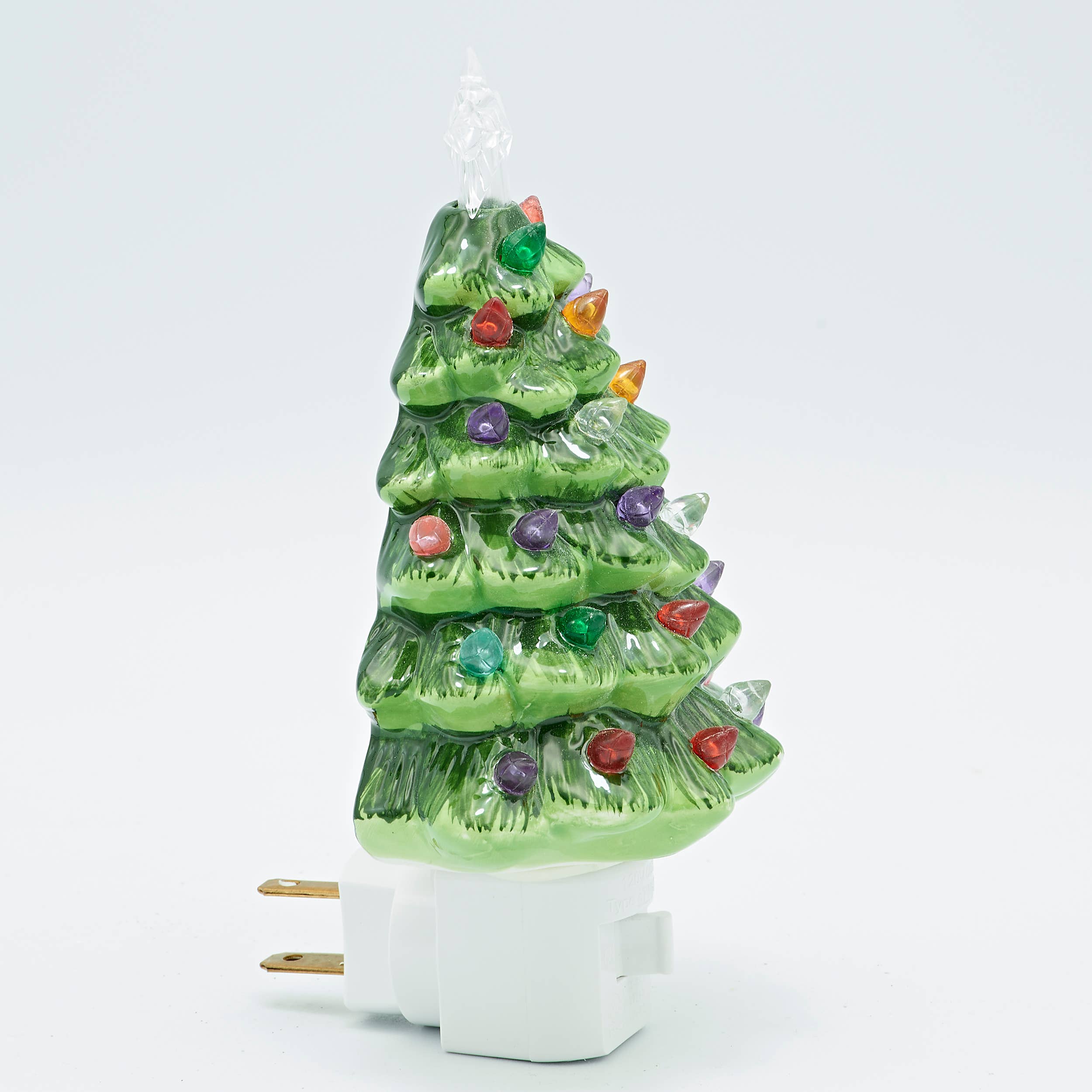 Roman - Wholesale Night Light - Vintage Tree Nightlight Color Bulbs; 360 Swivel Plug2