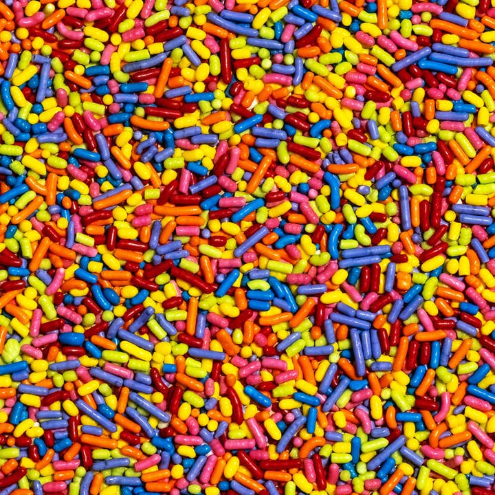 Supernatural - Wholesale Sprinkles - Dye-Free Rainbow Softies Sprinkles, 1LB Bag2