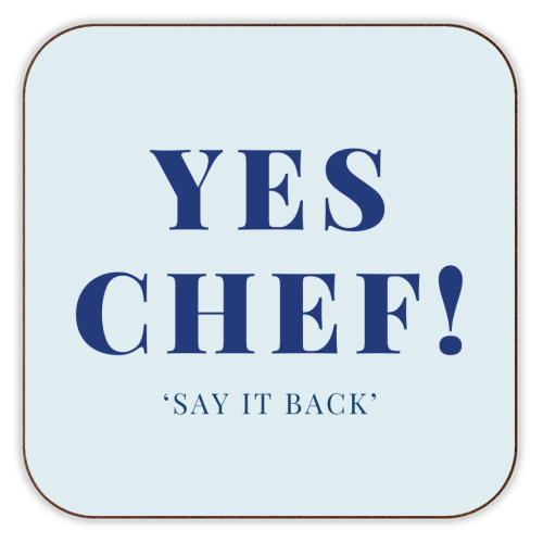 ART WOW - Venta al por mayor Posavasos - Posavasos «YES CHEF!» de Lilly Rose0