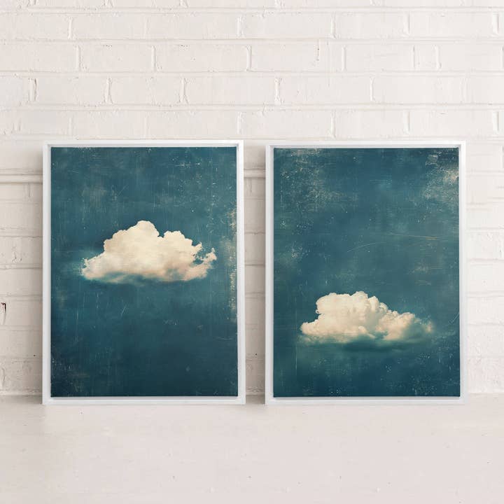 Oleka Canvas - Wholesale Gallery Wall Set - TWILIGHT BLUE SET, canvas wall art print4