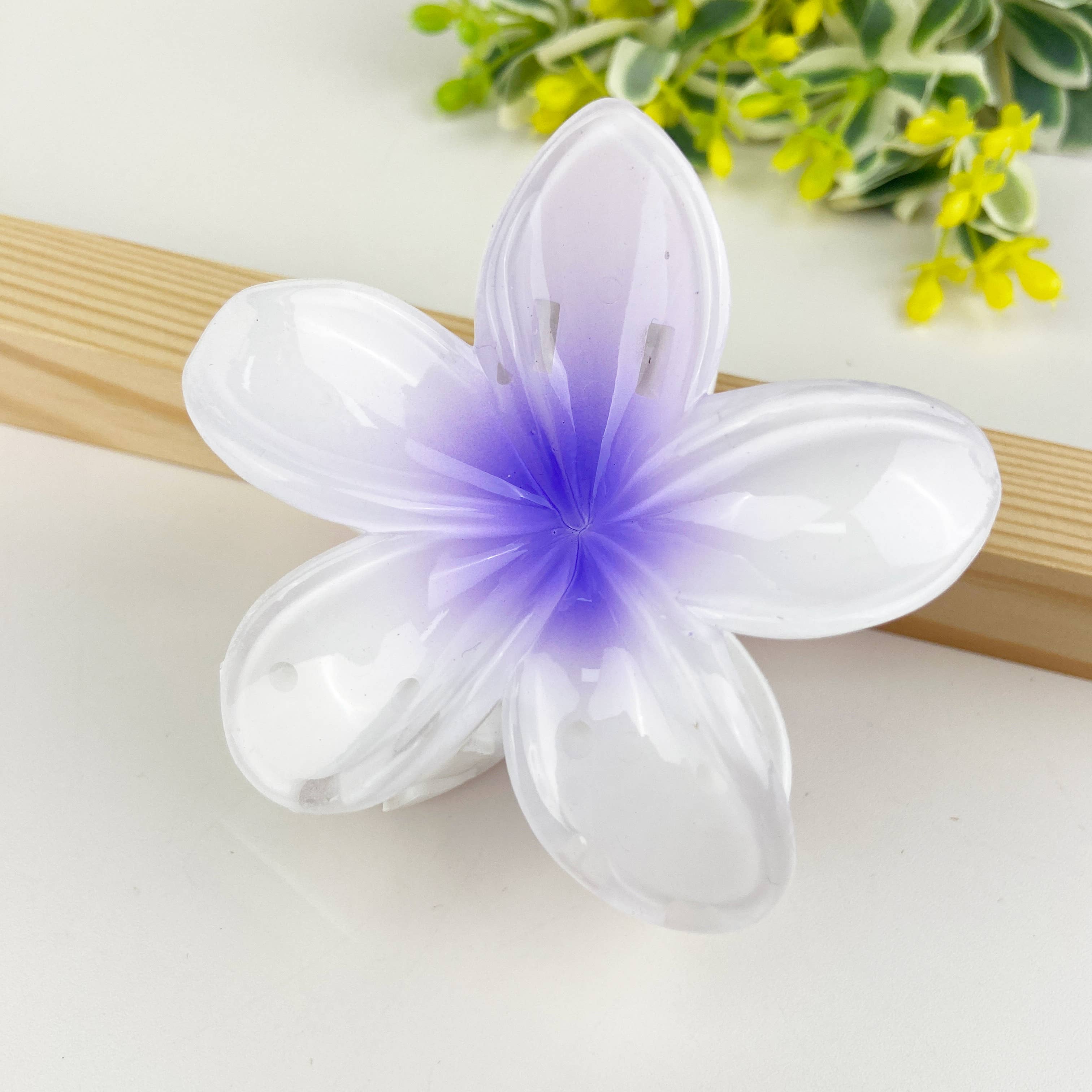 SoapElenGlen - Wholesale Hair Clip - Women's - Colorful plumeria hair Clip12