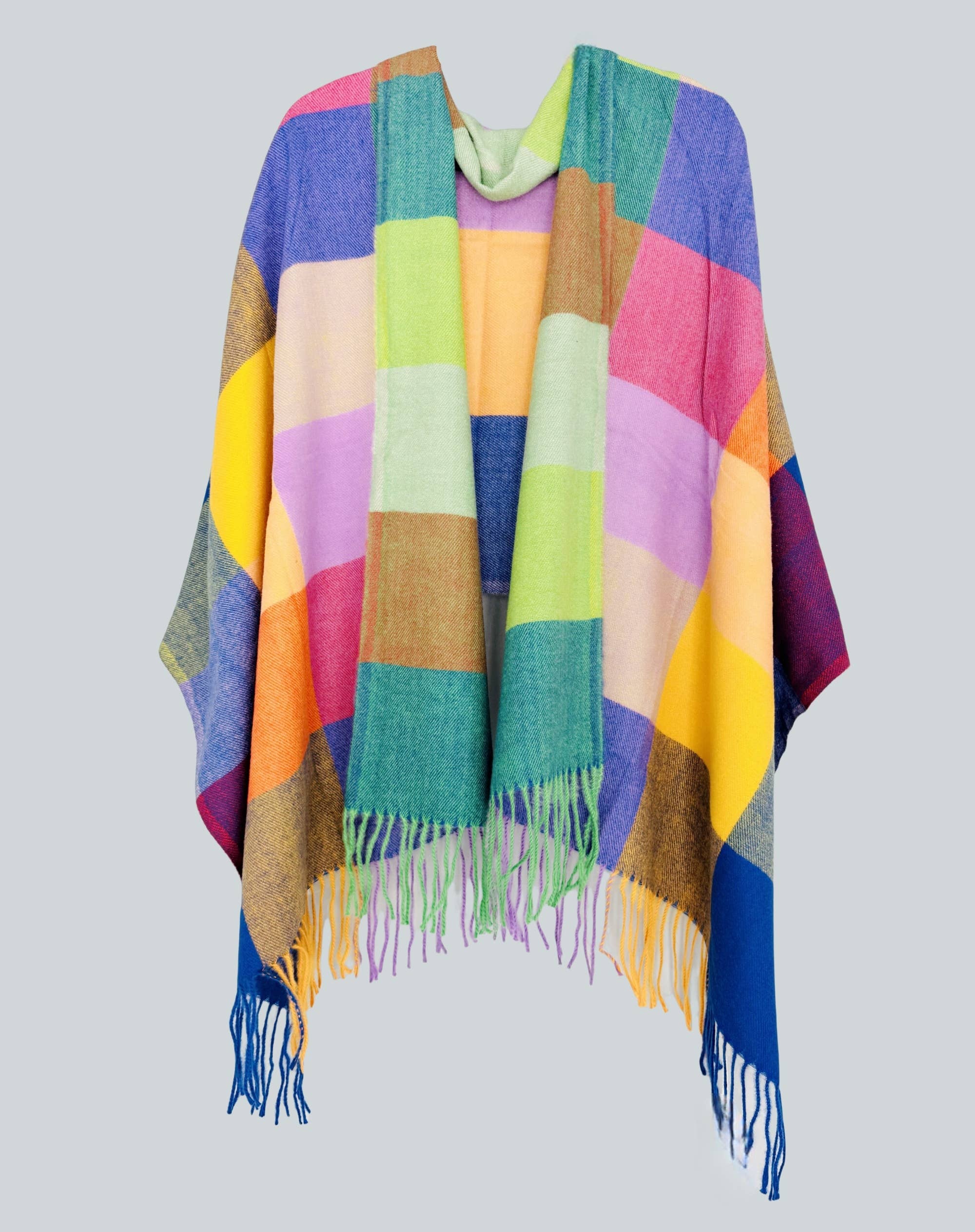 JC Sunny Fashion – Wrap - Mulher por atacado – 23 Cores! Manta Envolvente de Blocos de Cor Mais Suave que Caxemira5