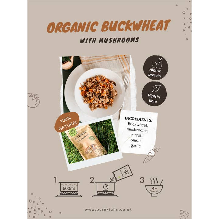 PureKtchn - Wholesale Grits - Buckwheat with Mushrooms3