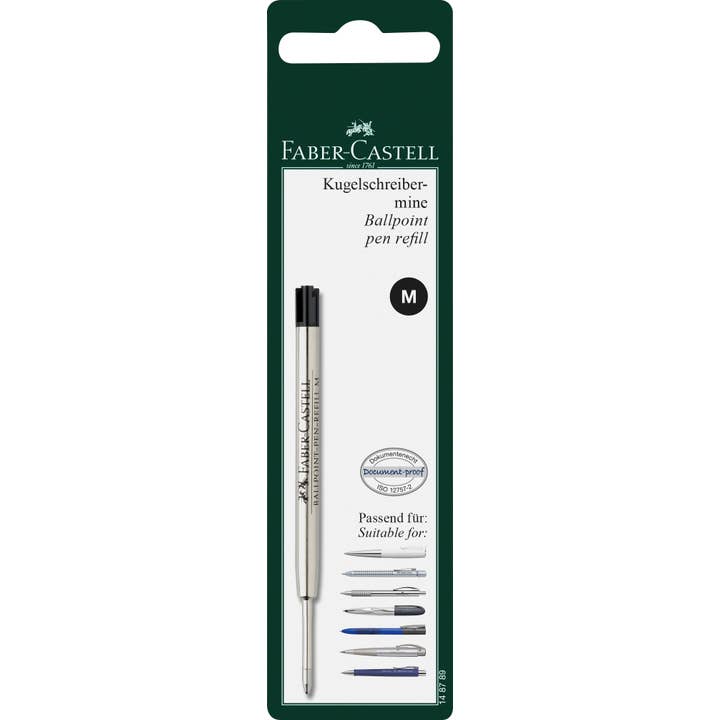 Faber-Castell / Creativity for Kids - Wholesale Pen - Ballpoint Pen Refill, Black for Faber-Castell Pens