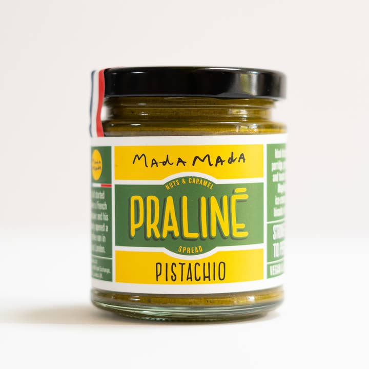 Pistachio Praline Spread – 67% Iranian Pistachio and other Purchase Wholesale fig paste. Free Returns & Net 60 Terms on Faire trending on Faire.