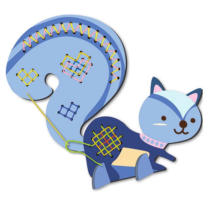 URSUS® / Buntpapierfabrik Ludwig Bähr GmbH & Co. KG - Wholesale Knutselnaai-set - Kruissteek knutselset met eekhoornmotief1