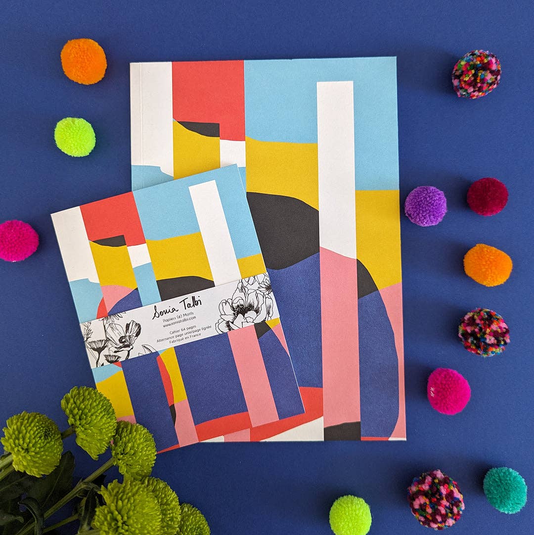 Sonia Talbi Papiers (é) Motifs - Wholesale Sketchbook/Sketchpad - REFLETS notebook0