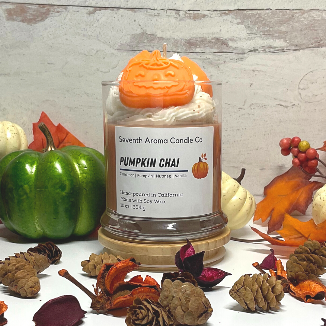 Seventh Aroma Candle Co - Wholesale Jar/Filled Candle - Pumpkin Chai Candle0