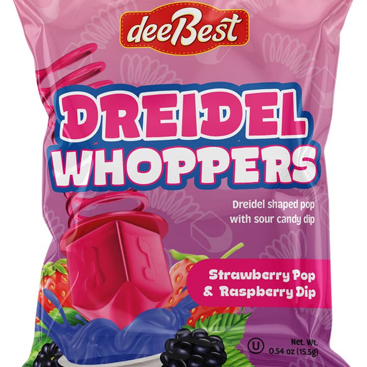 Gotta Get It Gifts - Wholesale Dreidel - Kids - DREIDEL WHOPPER CANDY