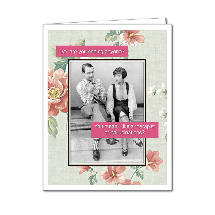 Ümlaut Brooklyn - Wholesale Everyday Greeting Card - Are You Seeing Anyone? Card2