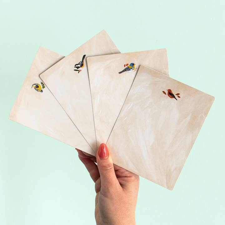 1canoe2 | One Canoe Two Paper Co. - Wholesale Stationery/Notecard Set - Feathered Friends Birds Flat Note Set4