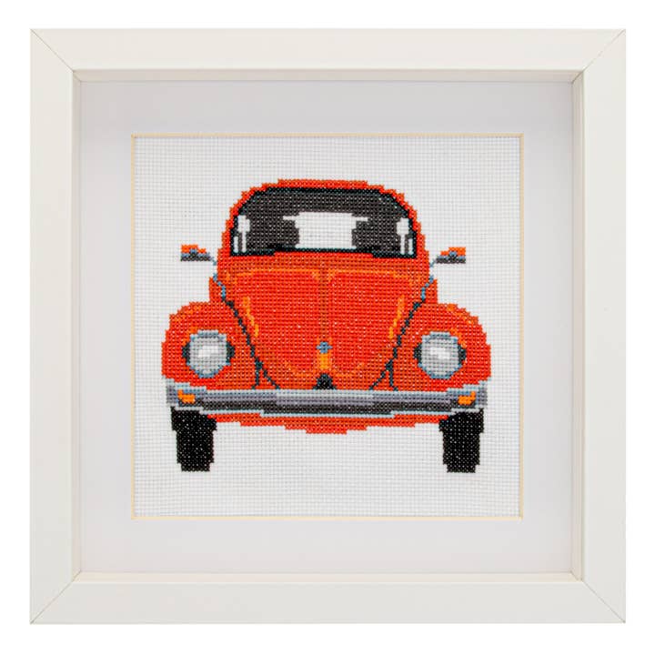 Beetle Car Cross Stitch Chart Pack for wholesale by STITCHFINITY