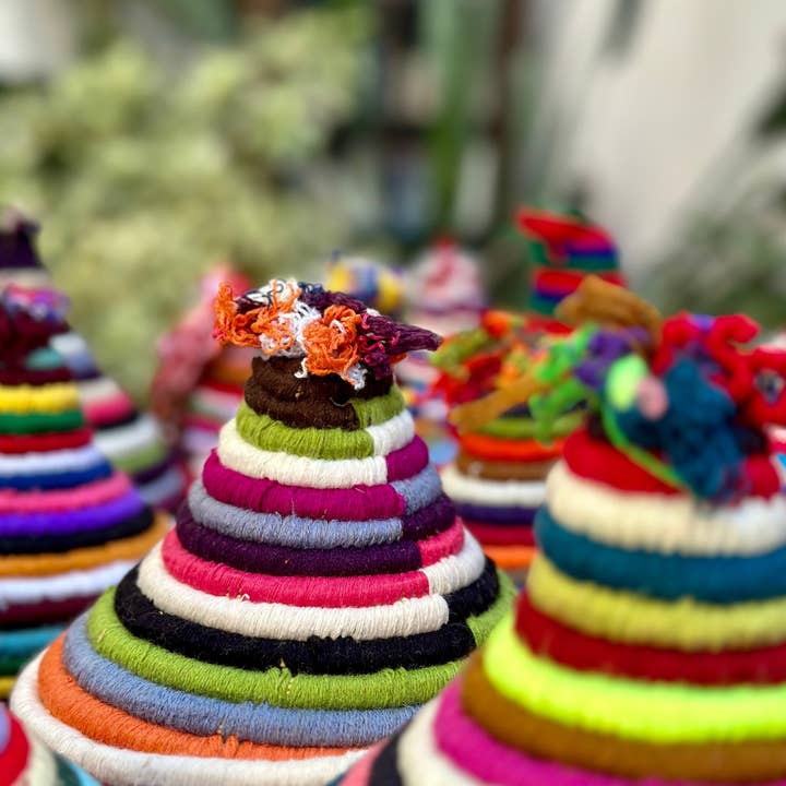 SOUK in the CITY – wholesale Basket – Berber Baskets STRIPED - mix17