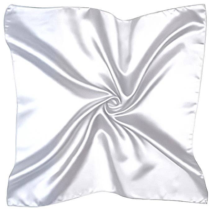 Diacly - Wholesale Scarf - Women's - Solid Color Silky Satin Square Scarf25