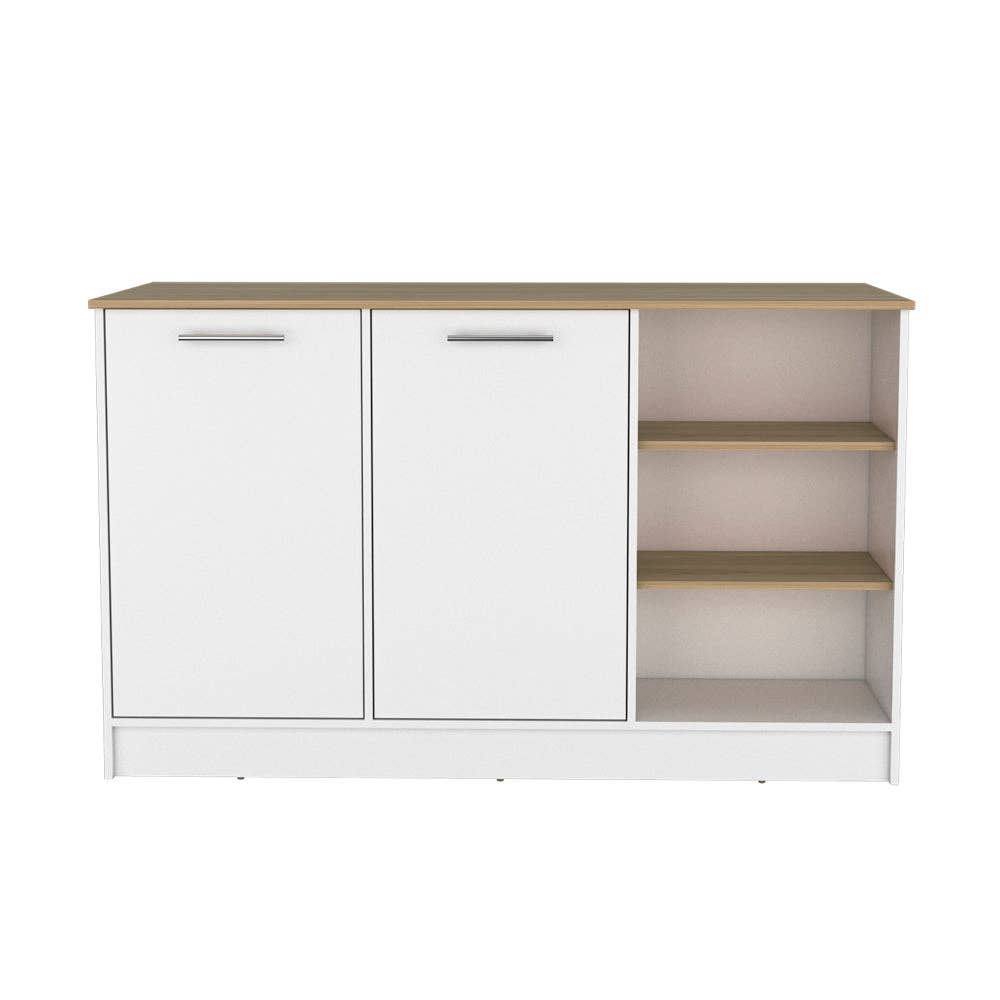 Treevol Furniture - Wholesale Kitchen Storage/Organizer - Kitchen Island Leoti, Kitchen, White0
