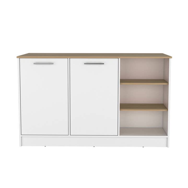 Treevol Furniture - Wholesale Kitchen Storage/Organizer - Kitchen Island Leoti, Kitchen, White