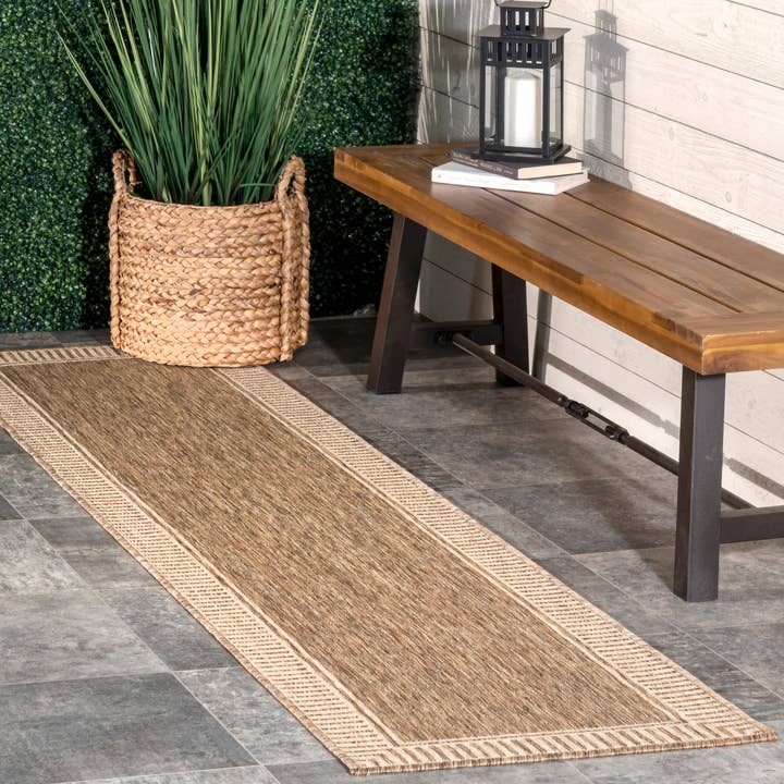 nuLOOM - Wholesale Area Rug - Asha Simple Border Indoor/Outdoor Area Rug18
