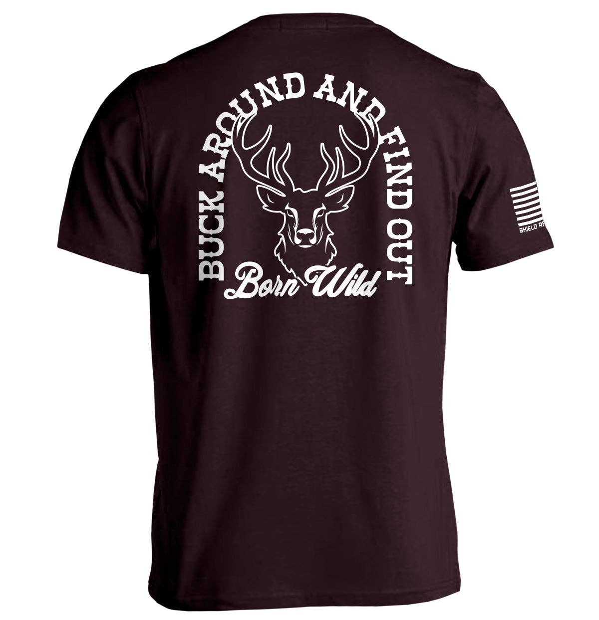 Shield Republic - Wholesale Screen Printed T-Shirt - Men's - Buck Around And Find Out1