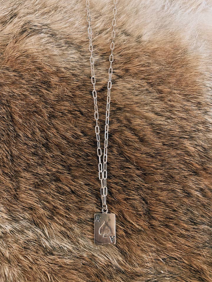 “Ace of Spades” Necklace for wholesale by Southern Gems Boutique