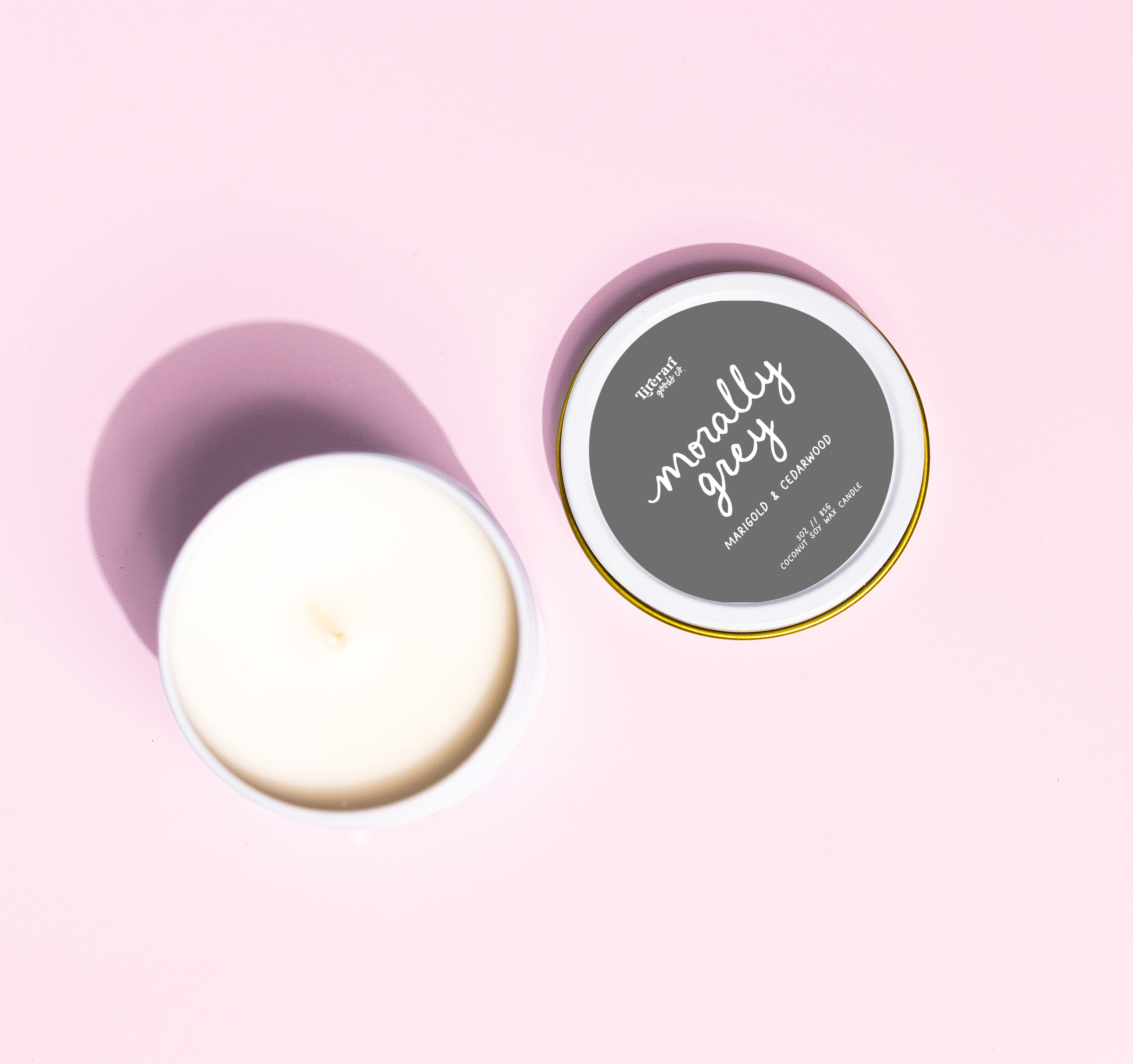 Literari Goods, Co | Book Themed Candles + Gifts - Wholesale Jar/Filled Candle - Bookish Travel Candle | Bookstore Candle | Christmas Gift3