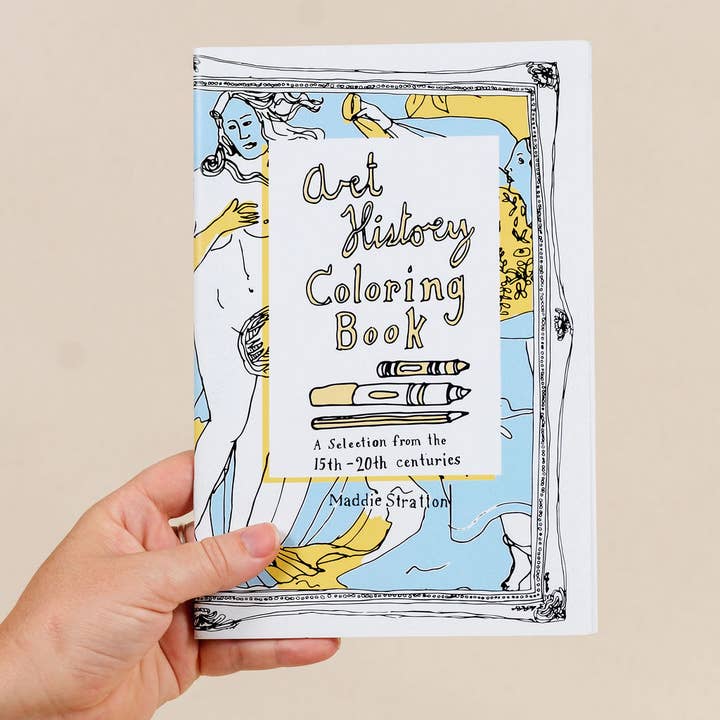 Maddie Stratton Studio - Wholesale Colouring book – Adult - Art History Coloring Book
