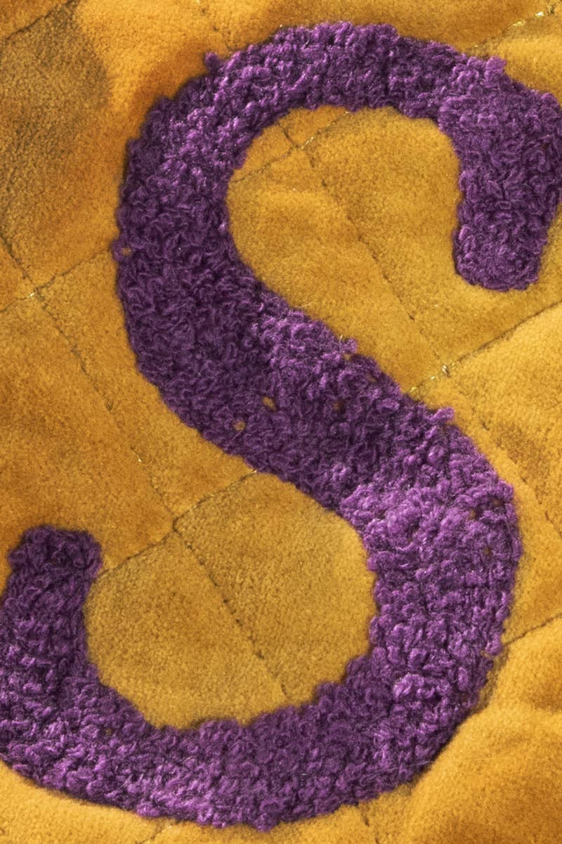 Urbanista - Wholesale Clutch Bag - Women's - Hand Embroidered Initial Velveteen Pouch13