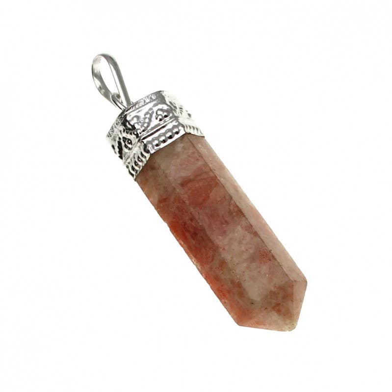 UniArt - Wholesale Individual Charm/Pendant - Semi-precious stone point pendant11