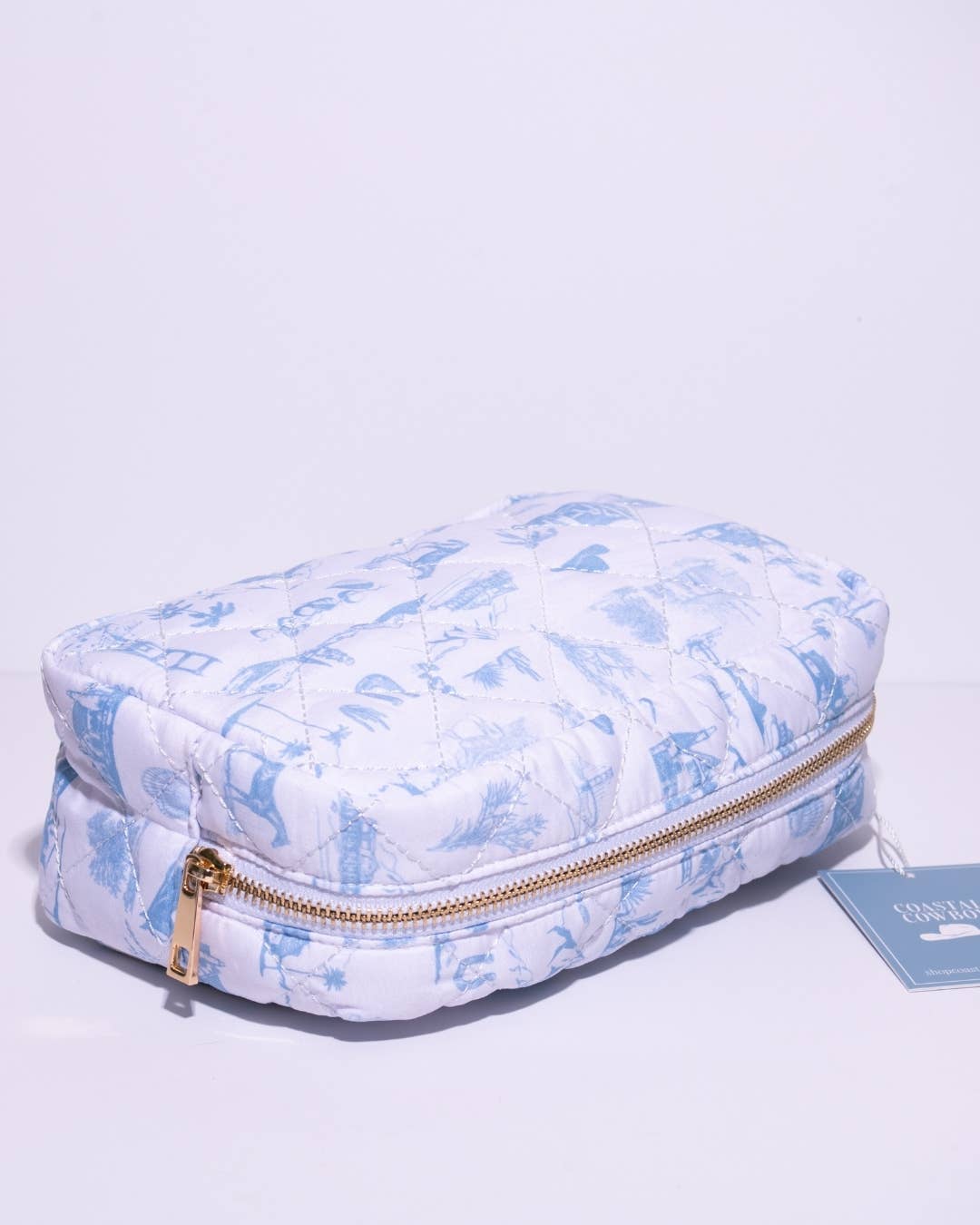 Coastal Cowboy - Wholesale Makeup/Cosmetic Bag - *NEW* Country & Coastal Toile Makeup Travel Bag3