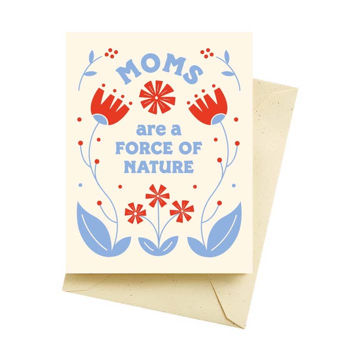 Cartes de fête des mères Mom Nature pour la vente par Seltzer Goods