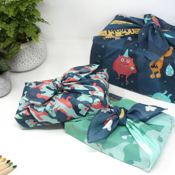 Kids medium furoshiki fabric wrap - 53cm for wholesale by Kindly Yarn | Furoshiki & Scarves