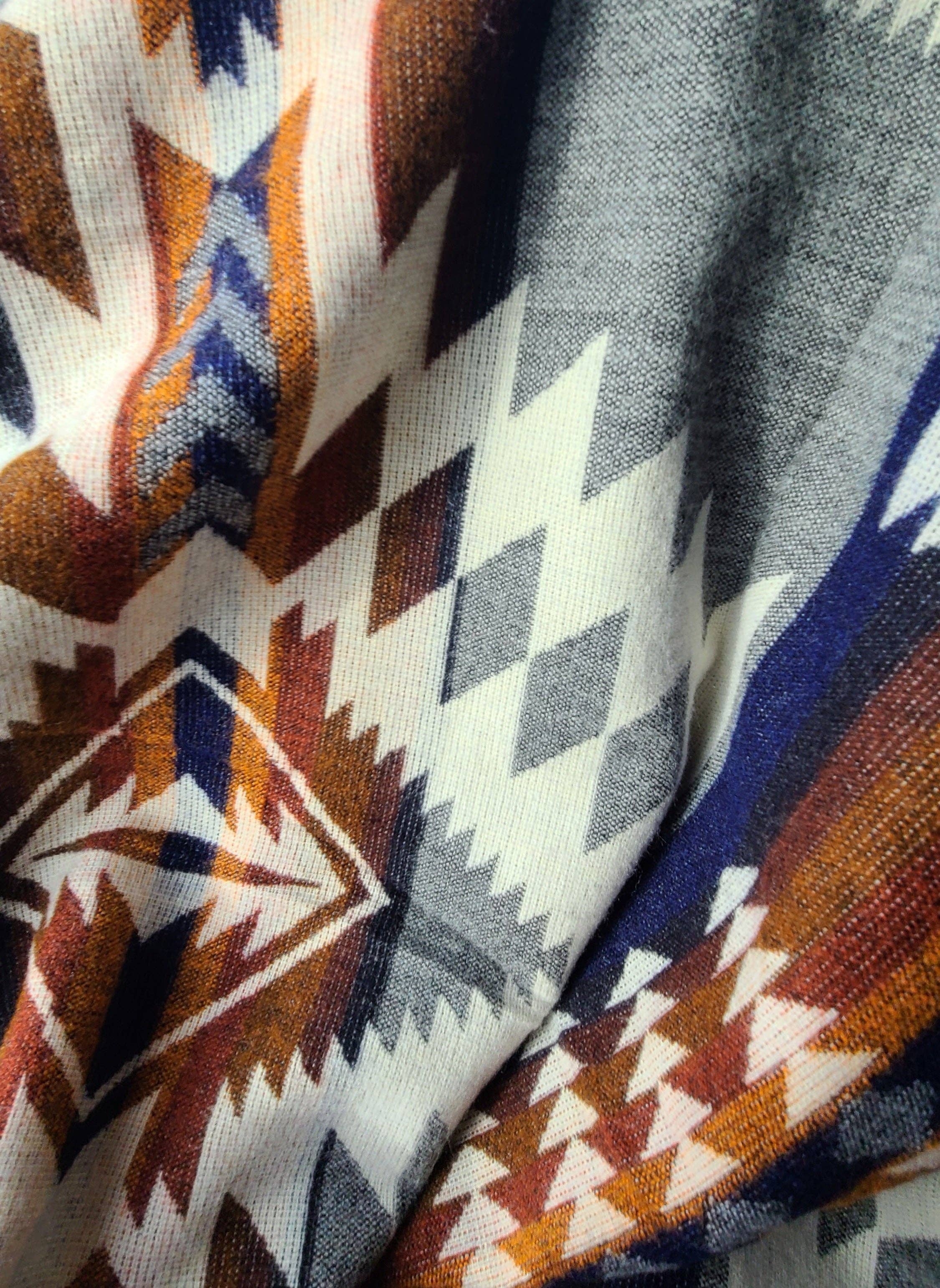 Wylde Brigade - Wholesale Throw Blanket - Mica Aztec Reversible Blanket9