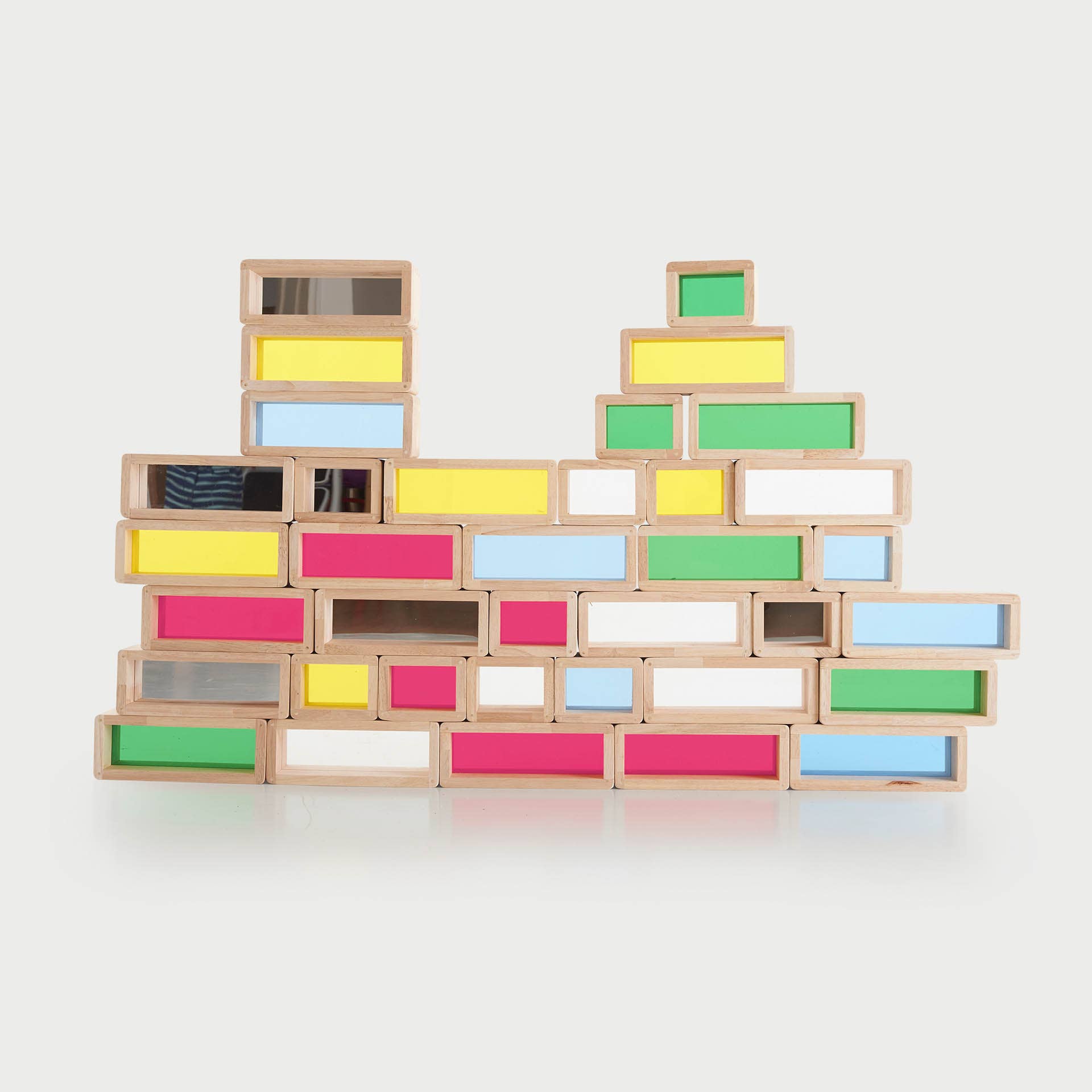 Commotion (Europe) BV - Wholesale Building Set - Kids - Rainbow Bricks - Pk364