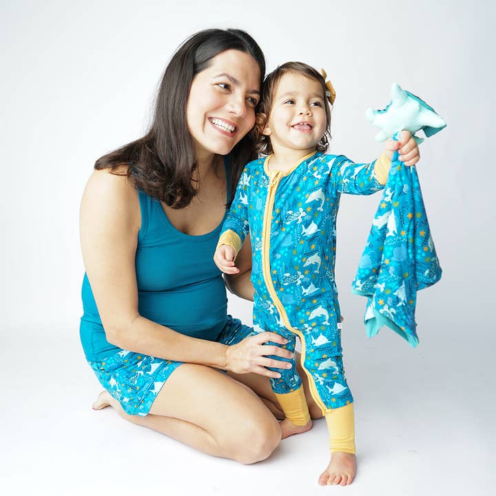 Emerson and Friends - Wholesale Security/Cuddle Blanket - Baby - Ocean Friends Turtle Baby Gift Bamboo Baby Lovey