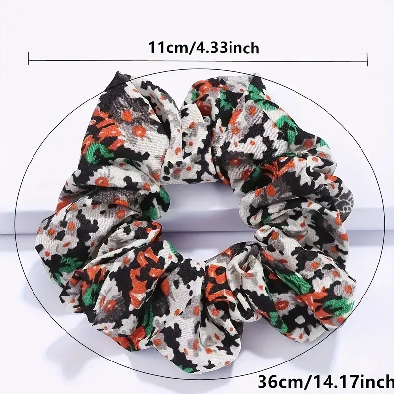 Kids4trendy - Vendita all'ingrosso Scrunchie - Donna - Scrunchies di cotone Flower2
