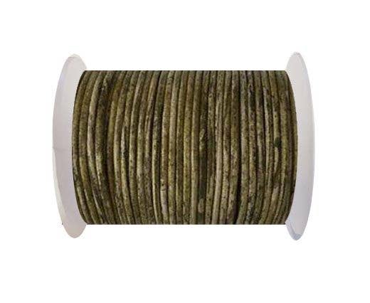 Sun Enterprises B.V. – wholesale Craft supplies – 
Round Leather Cord-1.5mm- Vintage Mehandi(027)0