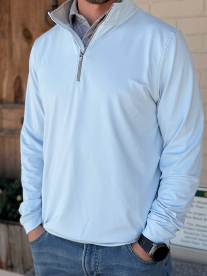 Ascend Performance Q-Zip 2.0 - Bleu Ciel pour la vente par Verses Apparel Co