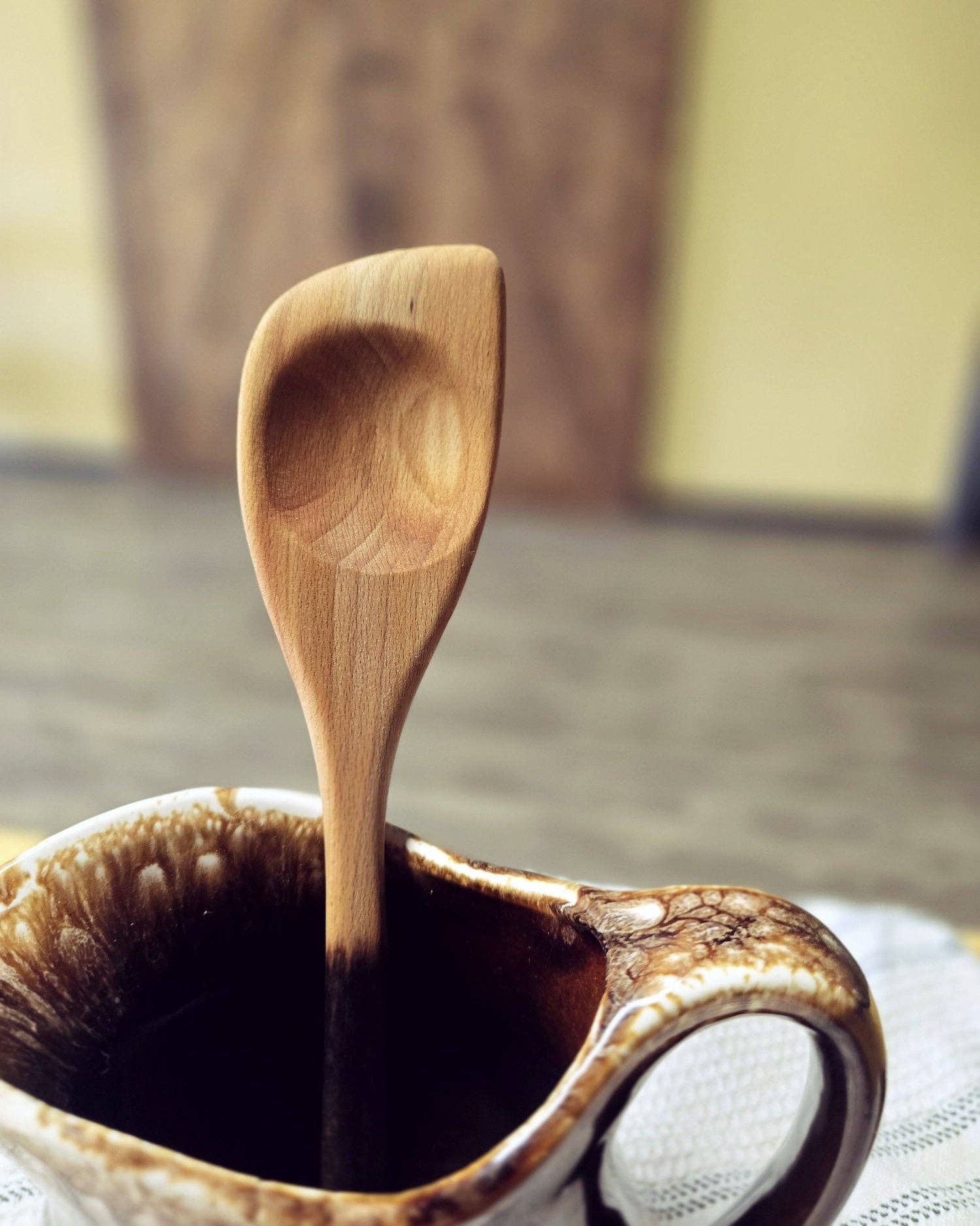 Two Ravens: Tool & Craft - Wholesale Kitchen Spoon - Souper Spoon - Handmade Wood Kitchen Utensil0