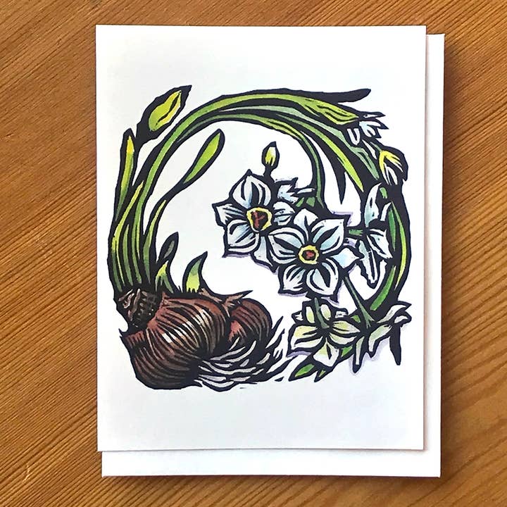 Paperwhites - Tourner la vie autour pour la vente par Claire Emery Art