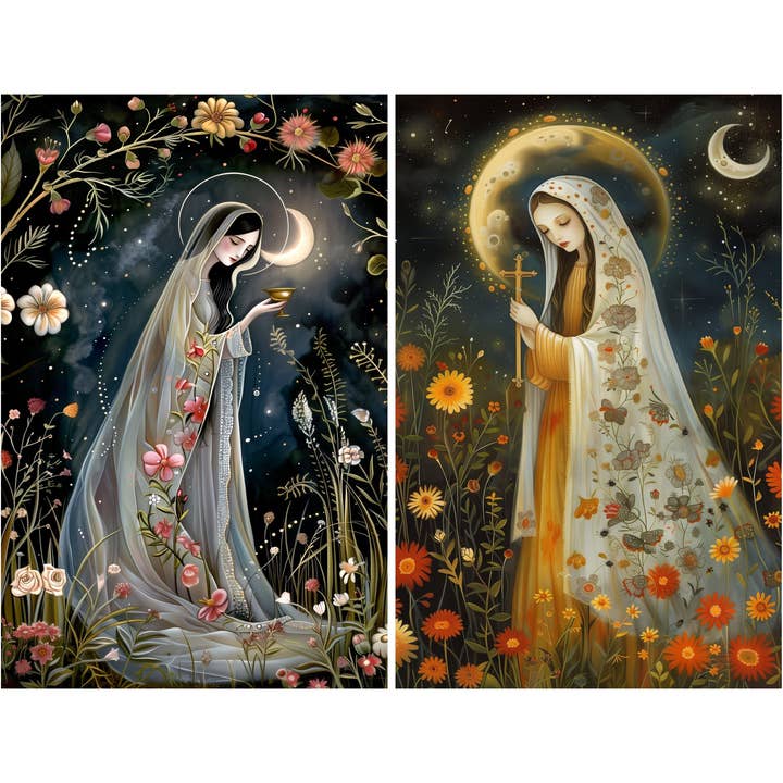 Craft Kreatively - Wholesale Craft Supplies - Virgin Mary Decoupage Rice Paper - A4 - 6pc – Crafts